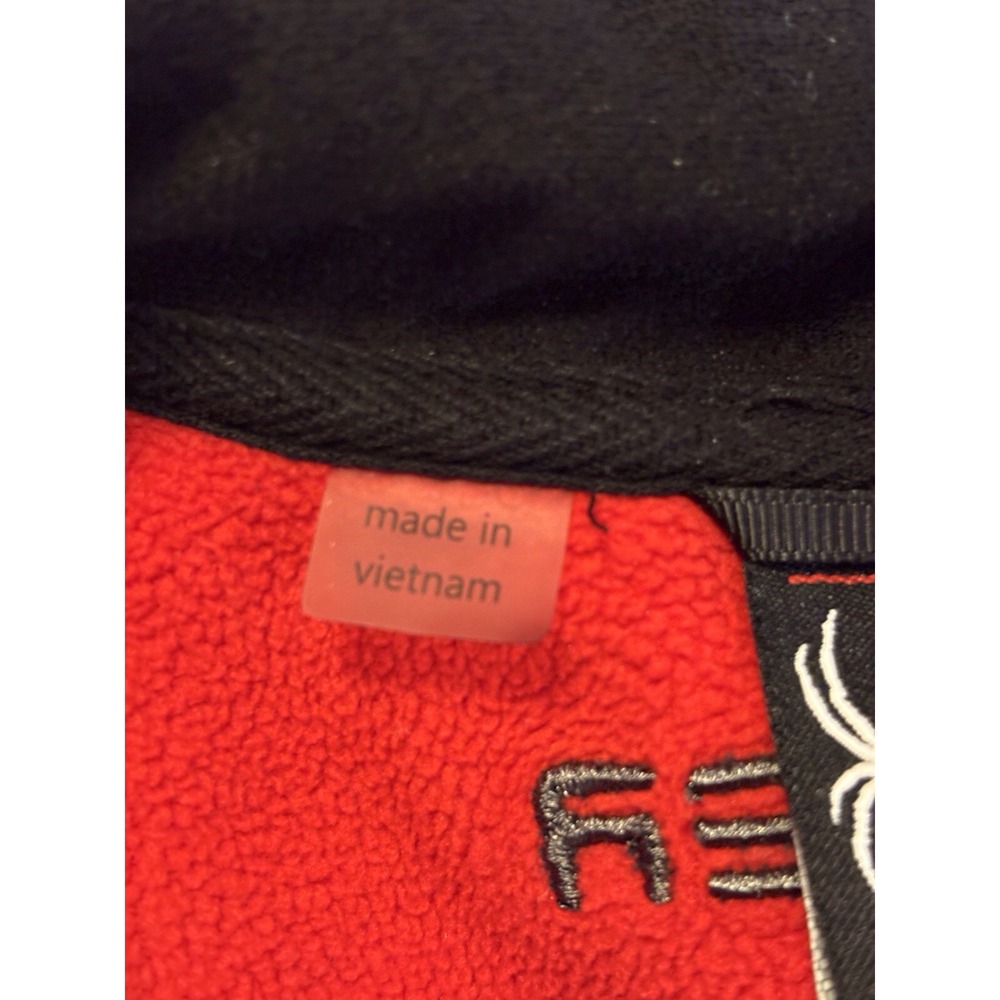 Spyder Men's Raider 1/4 Zip Sweater Red Size Medium‎ - Picture 7 of 8